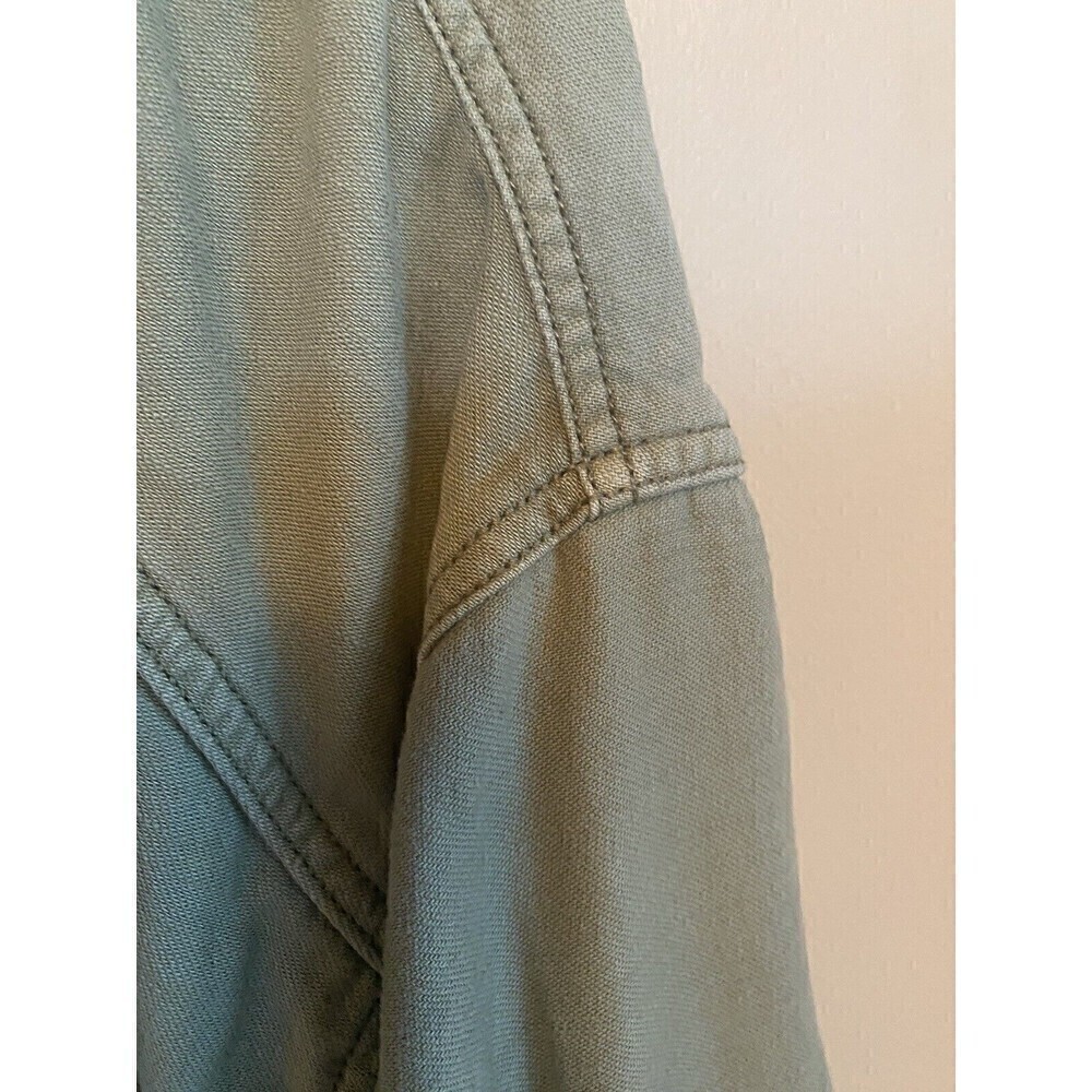 America Eagle Army Green Sweatshirt Jacket Sz.S - Picture 7 of 8